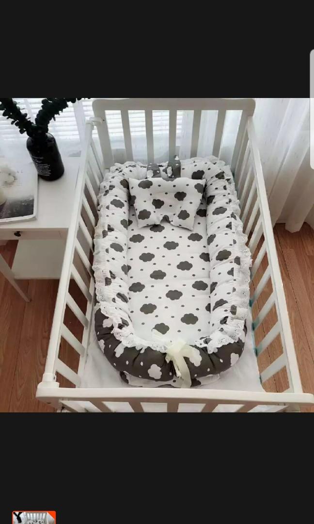 Newborn Lounger Portable Baby Newborn Lounger Cover Baby CoSleeping Cribs 100 Organic