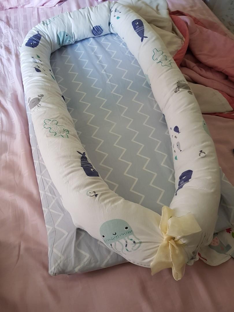 Newborn Lounger Portable Baby Newborn Lounger Cover Baby CoSleeping Cribs 100 Organic