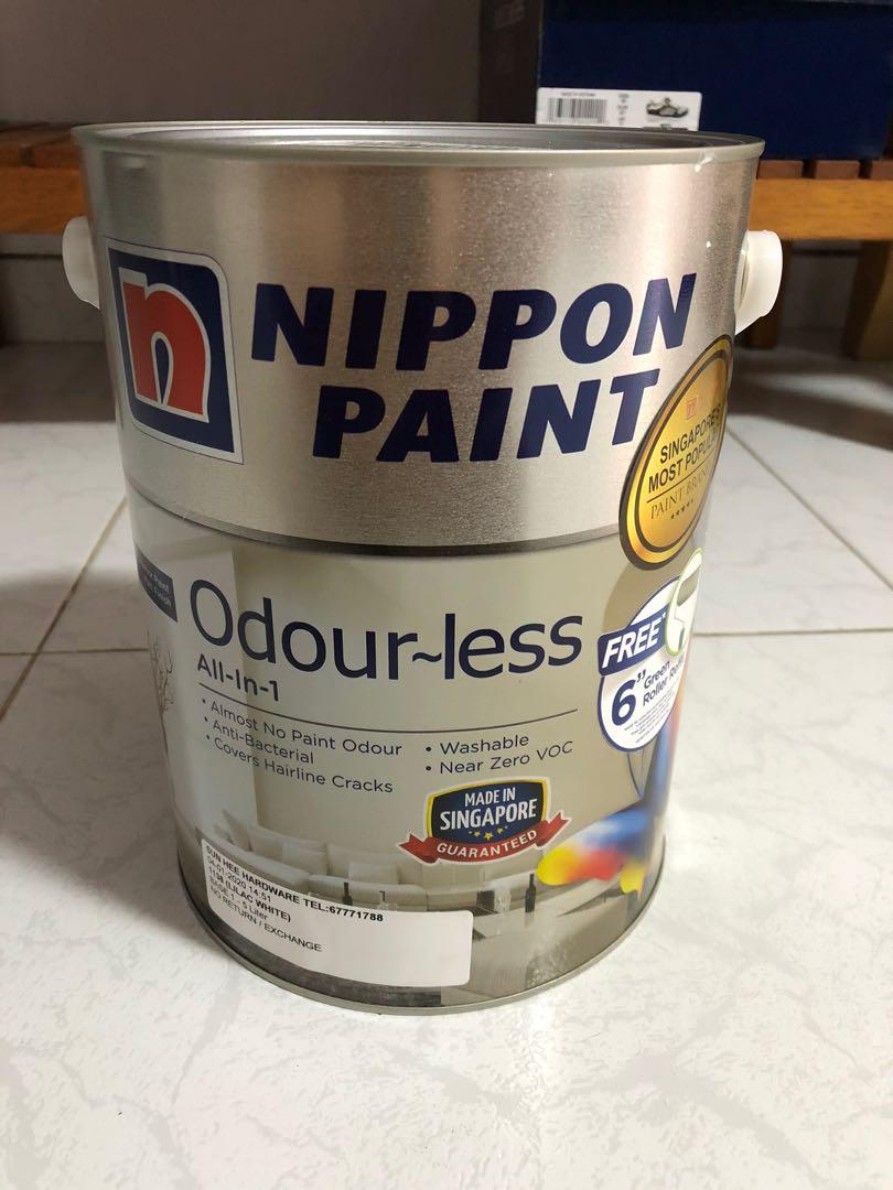 Nippon odourless Paint (lilac white 1138), Hobbies & Toys, Stationery