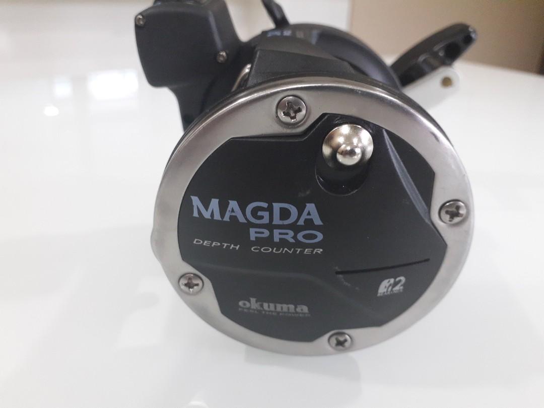 Okuma Magda Pro MA 30DX (depth counter) overhead / surfcasting