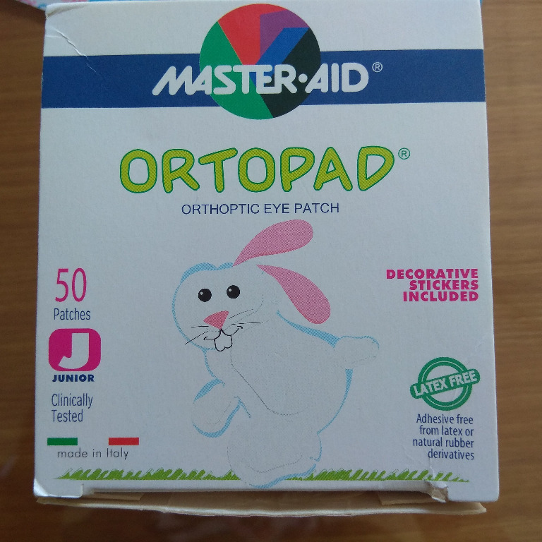 Ortopad Orthoptic Eye Patch (15 patches), Babies & Kids, Babies Apparel ...