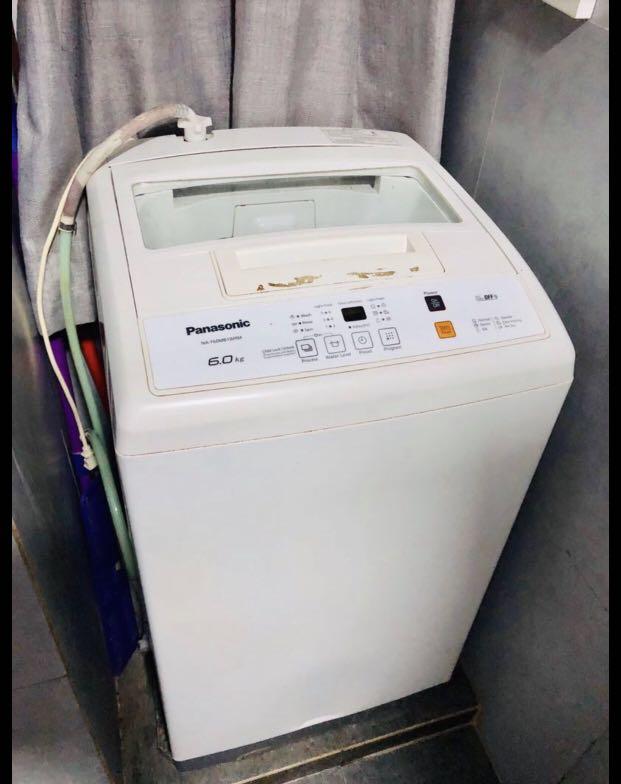 Panasonic 6 0kg Fully Automatic Top Load Washing Machine Tv Home Appliances Washing Machines And Dryers On Carousell