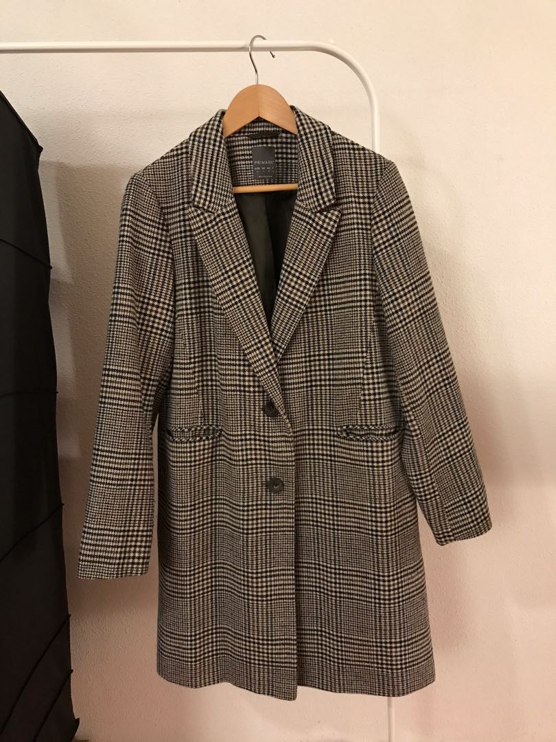 Check deals coat primark