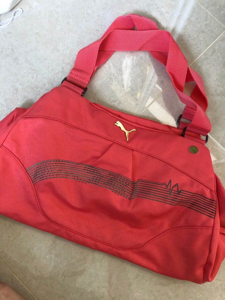 PUMA pink bag, Women's Fashion, Bags & Wallets, Crossbody Bags on