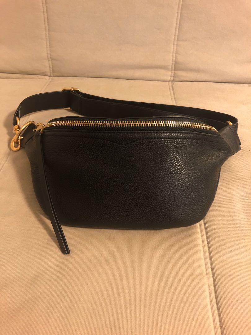 rebecca minkoff belt bag black