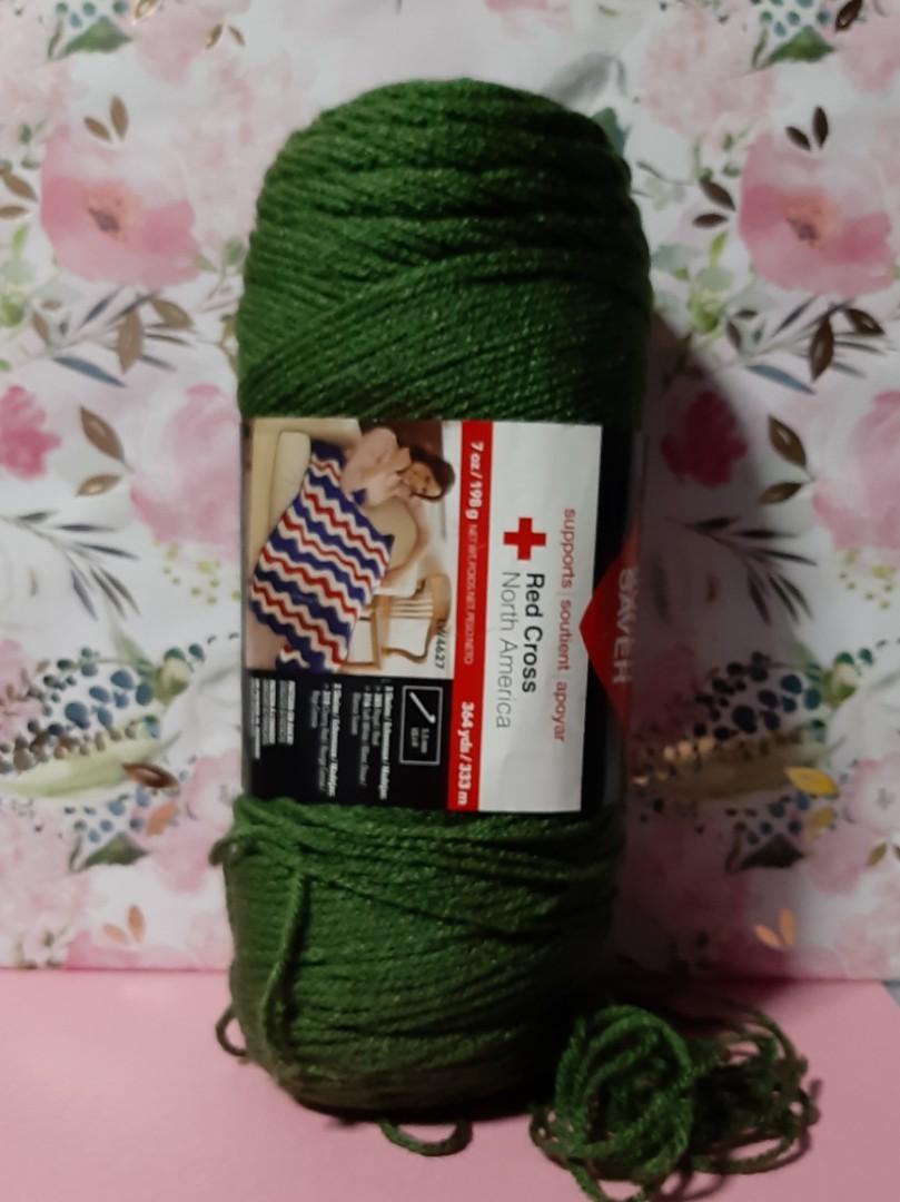 Red Heart Super Saver Acrylic Yarn Medium Thyme, Hobbies & Toys