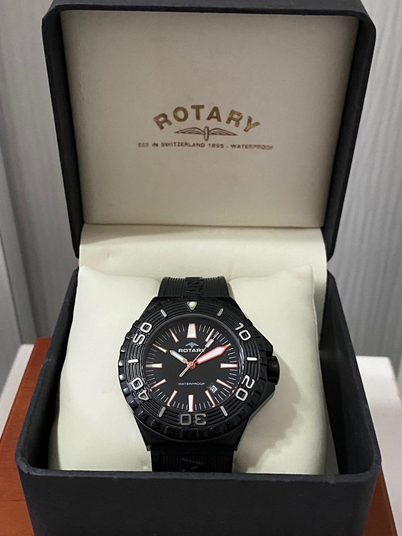 Rotary watch swiss, 名牌, 手錶- Carousell