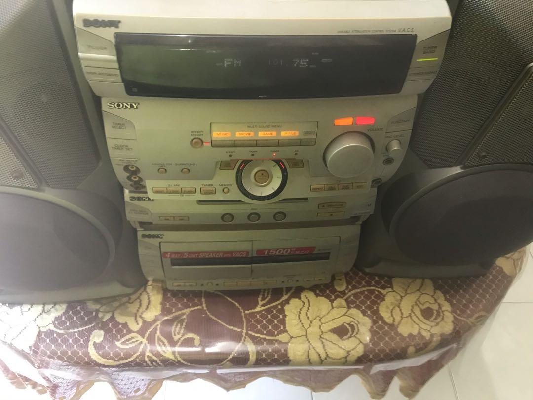 Sony hifi best sale system old model