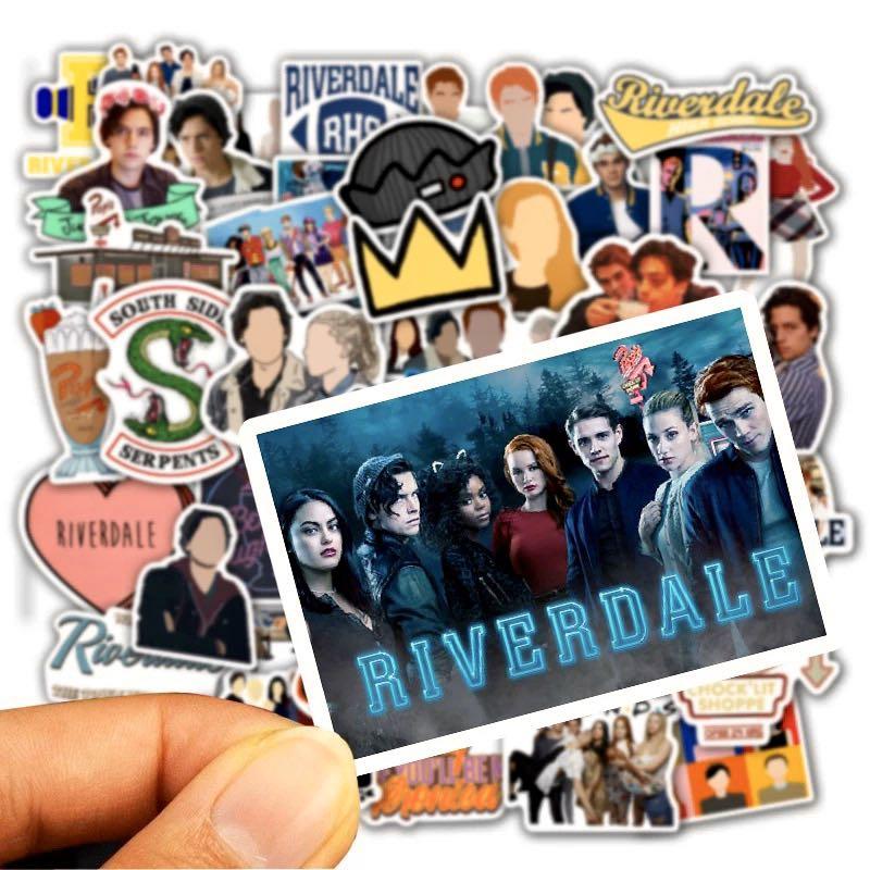 Stickers 50pc Riverdale Archie Comics Universe American Television Series Jughead Betty Veronica Pops Southside Serpents Assorted Style Mrtamk Design Craft Others On Carousell