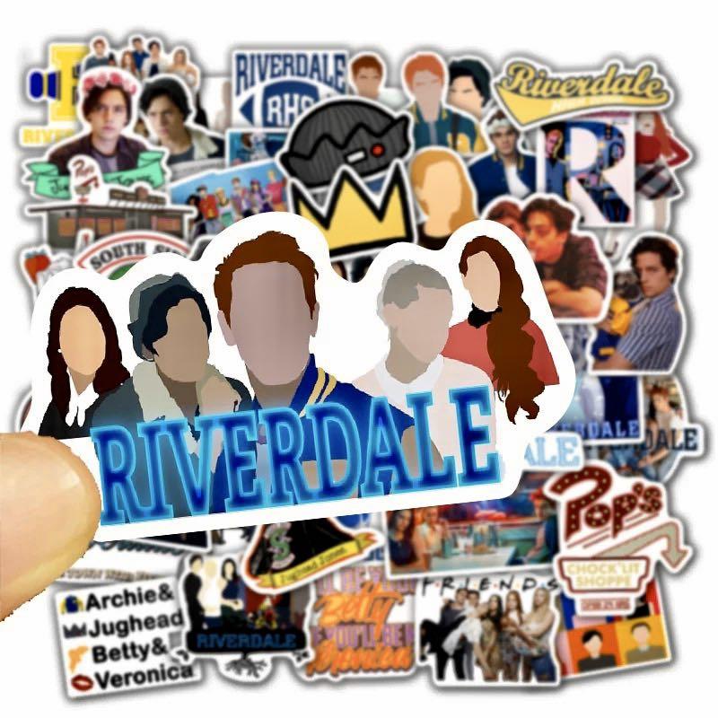 Stickers 50pc Riverdale Archie Comics Universe American Television Series Jughead Betty Veronica Pops Southside Serpents Assorted Style Mrtamk Design Craft Others On Carousell