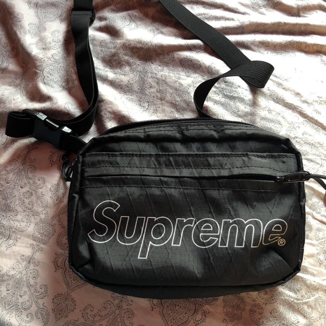 FW18 SUPREME SHOULDER BAG, Men's Fashion, Bags, Sling Bags on Carousell