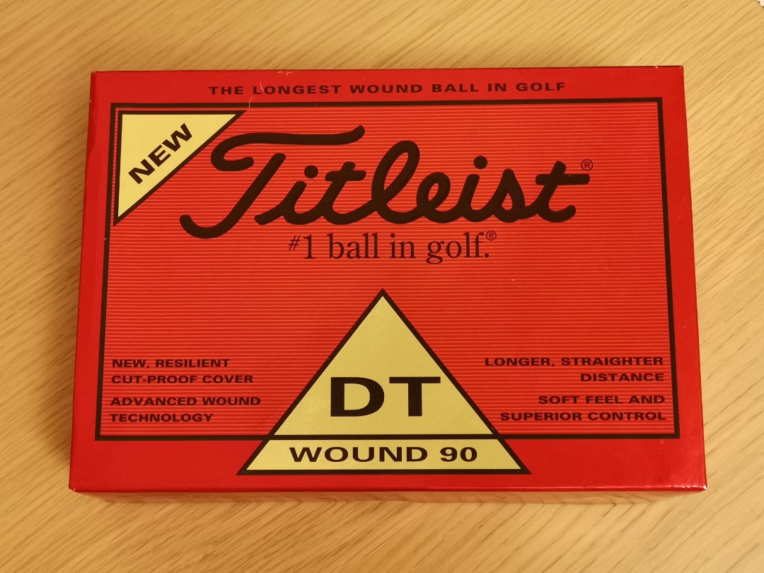 Titleist DT Wound 90 Golf Balls 1 Doz, Sports Equipment, Sports & Games