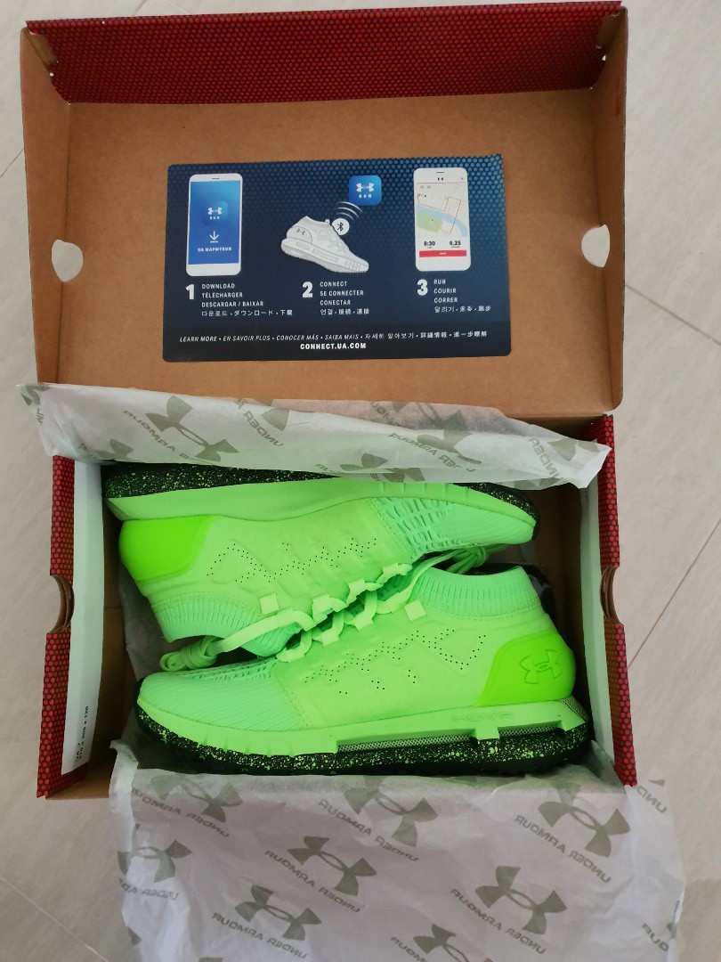 highlighter green shoes