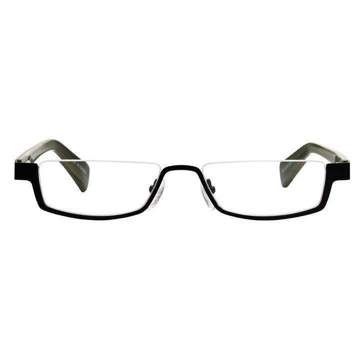 Under rim metal glasses spectacles by Scojo New York branded Men