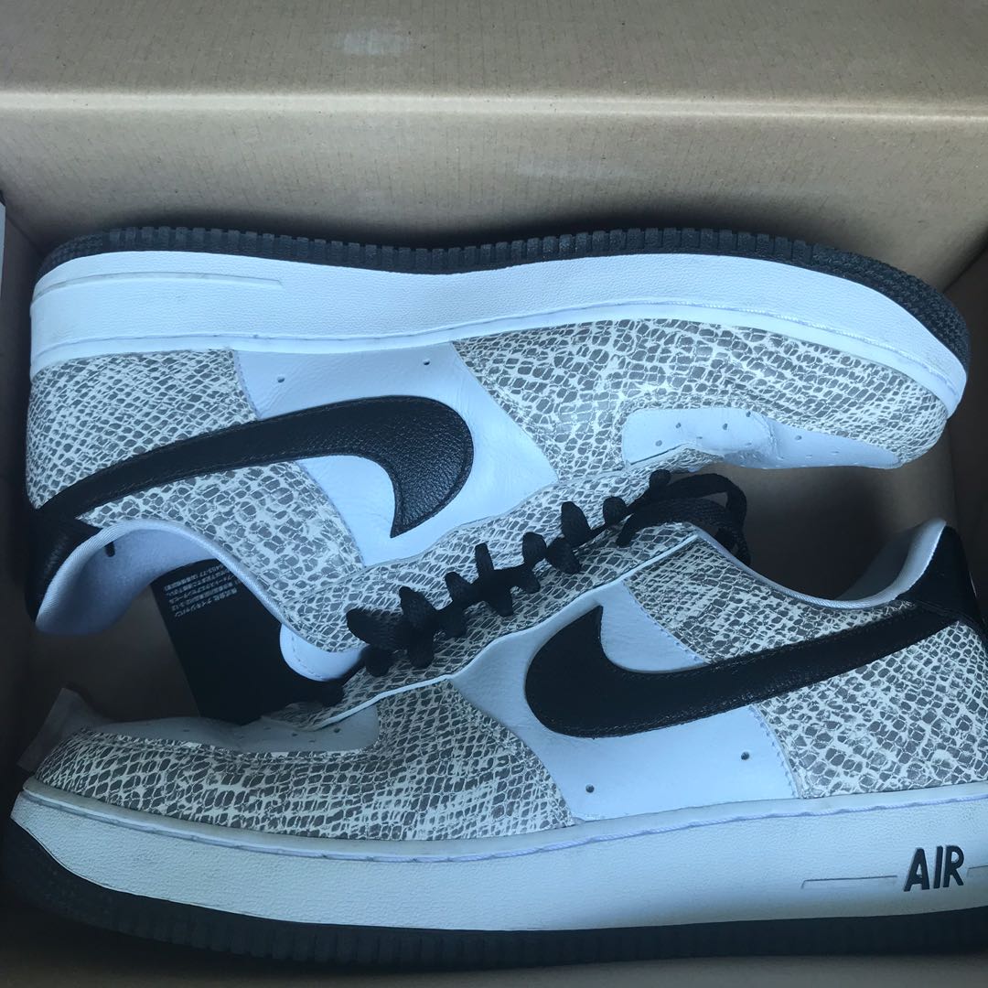 US10 NIKE AIR FORCE 1 LOW RETRO COCOA SNAKE Men s Fashion Footwear Sneakers on Carousell