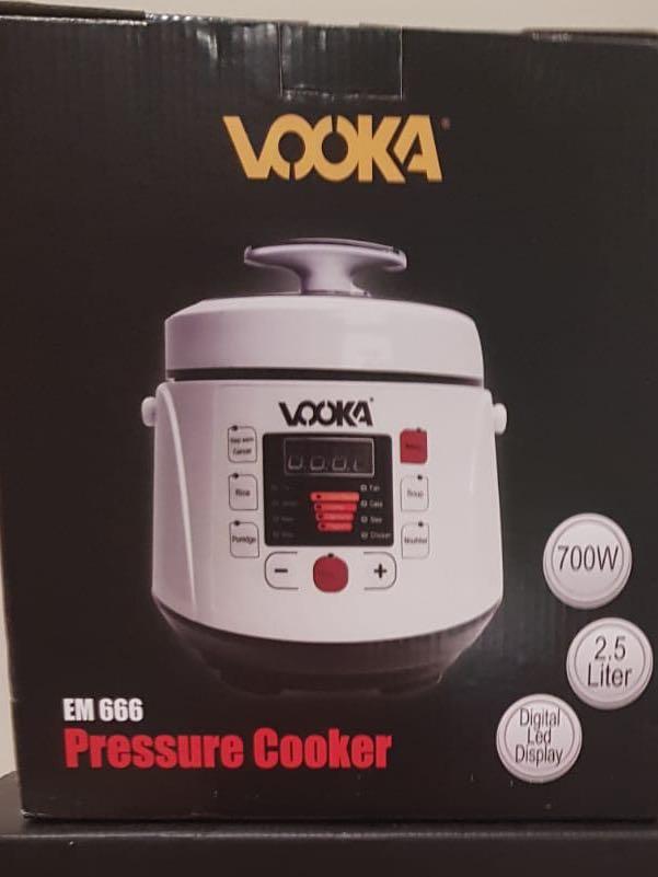 Vooka Pressure Cooker EM666 TV Home Appliances Kitchen