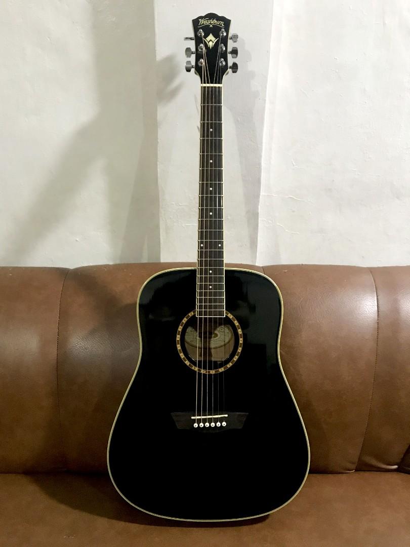 Washburn Heritage Wd10s B Acoustic Guitar Music Media Music Instruments On Carousell