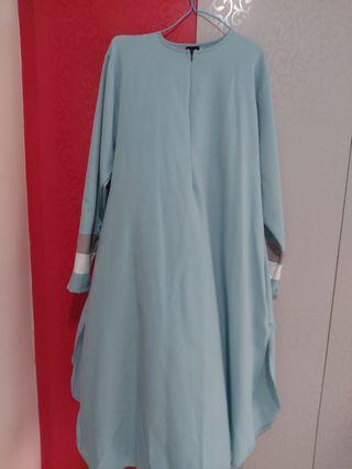 Bb blue &Grey luxe tunic top.