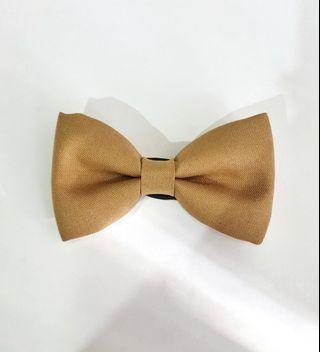 Golden Brown Bow Tie
