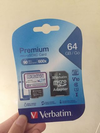 microSDXC card 64GB