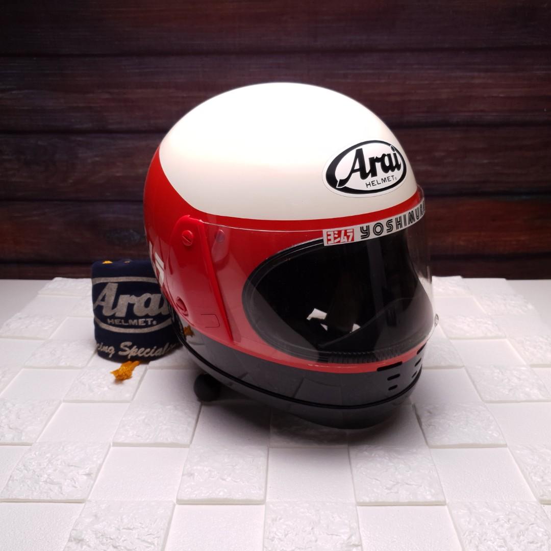 Arai Vintage Fullface Yoshimura Japan Exhaust Systems Size M