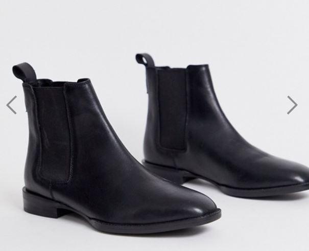 ASOS April Leather Chelsea Boots Women s Fashion Footwear Boots