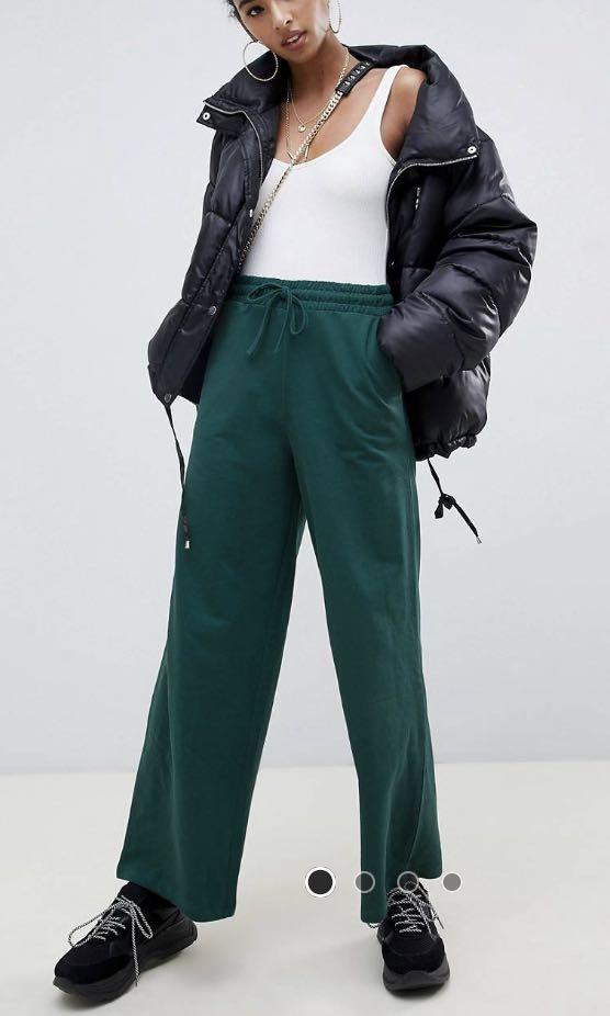 Forest green sweatpants womens