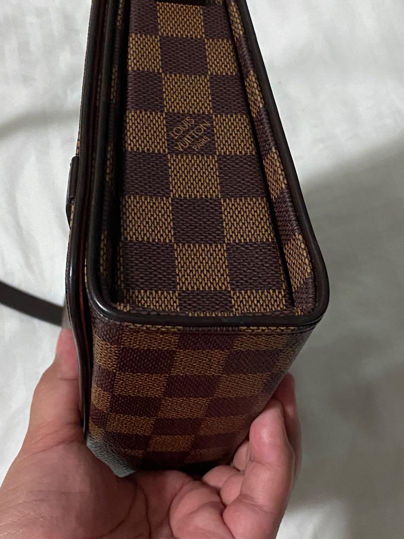 Louis Vuitton Discontinued Damier Ebene Tribeca Carre Flap Shoulder Bag 99lv310sW, Women's, Size: One Size