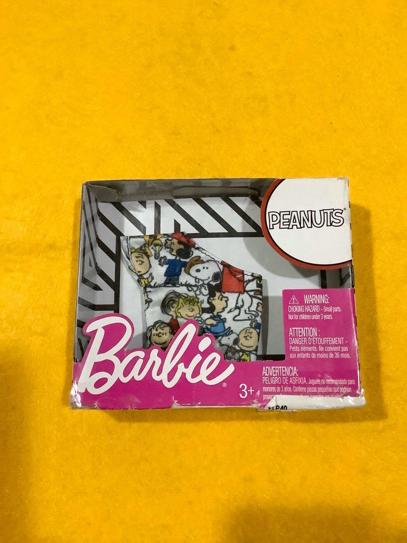 Barbie peanuts fashion pack clearance
