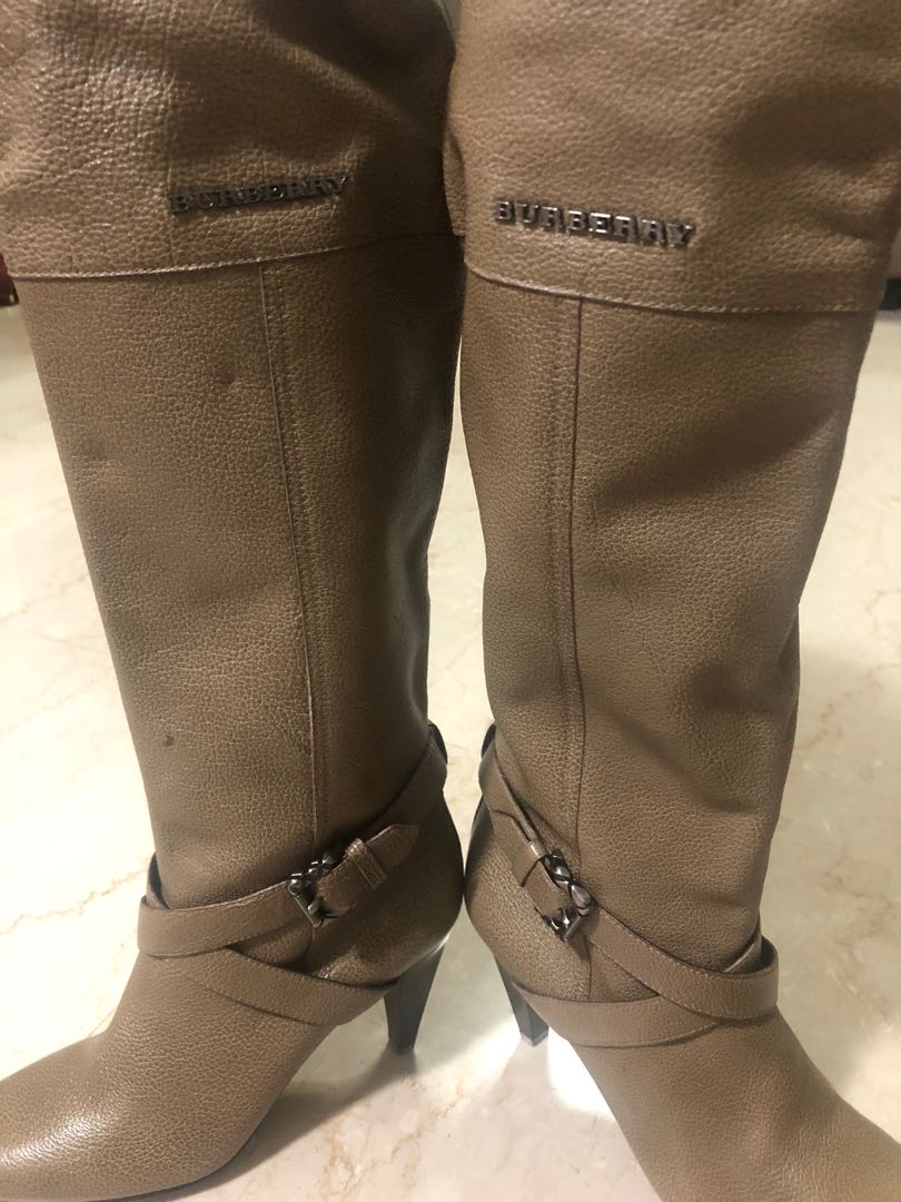 burberry long boots