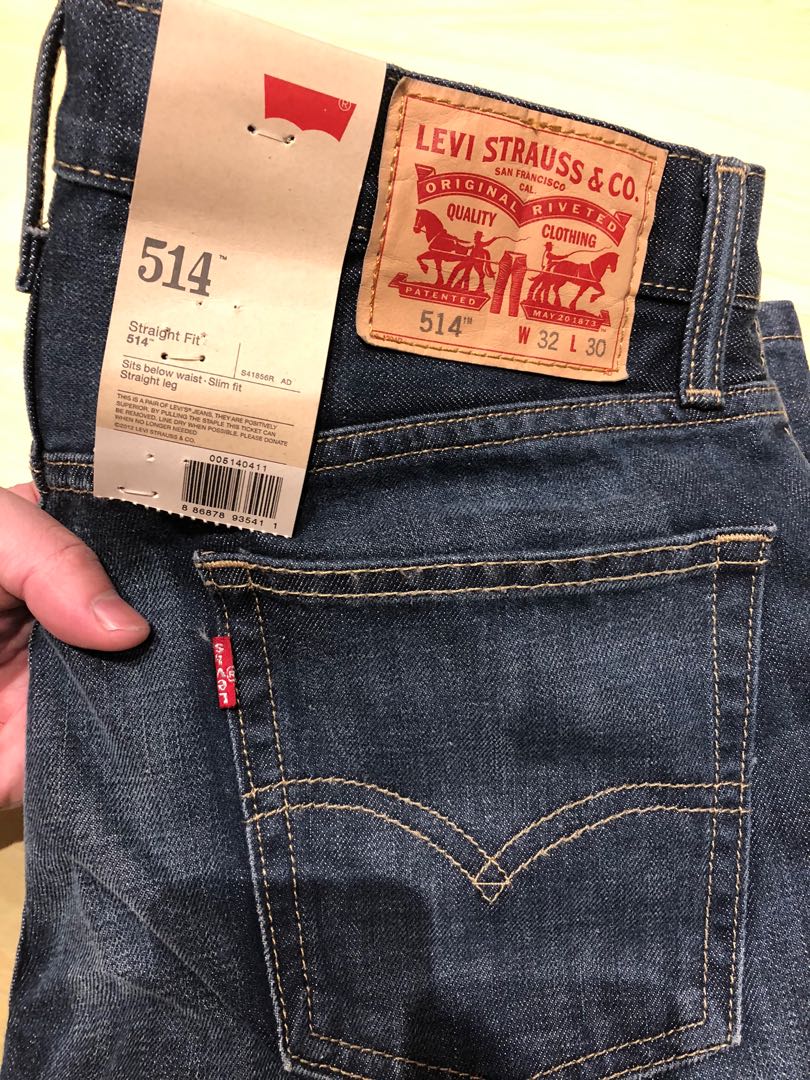 Brand New Levis 514 Jeans with Tags 32/30, Women's Fashion, Bottoms, Jeans  & Leggings on Carousell