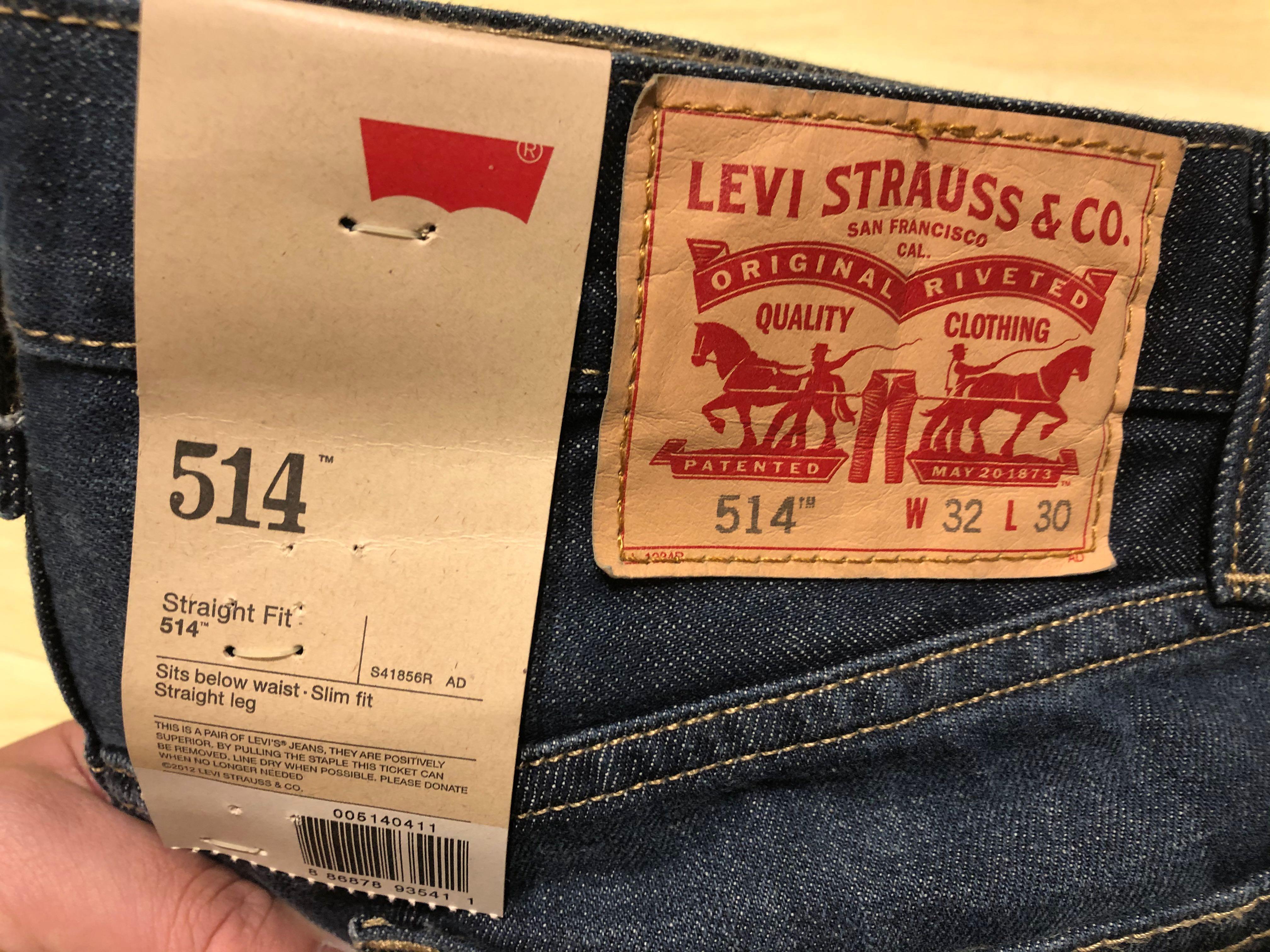 Brand New Levis 514 Jeans with Tags 32/30