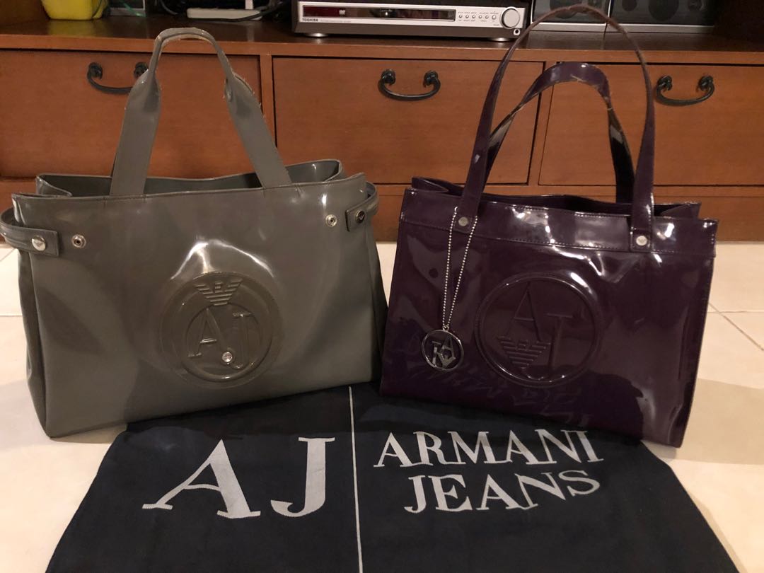 ARMANI JEANS BLACK Shoulder Bag With Dustbag Medium Size £44.99 - PicClick  UK