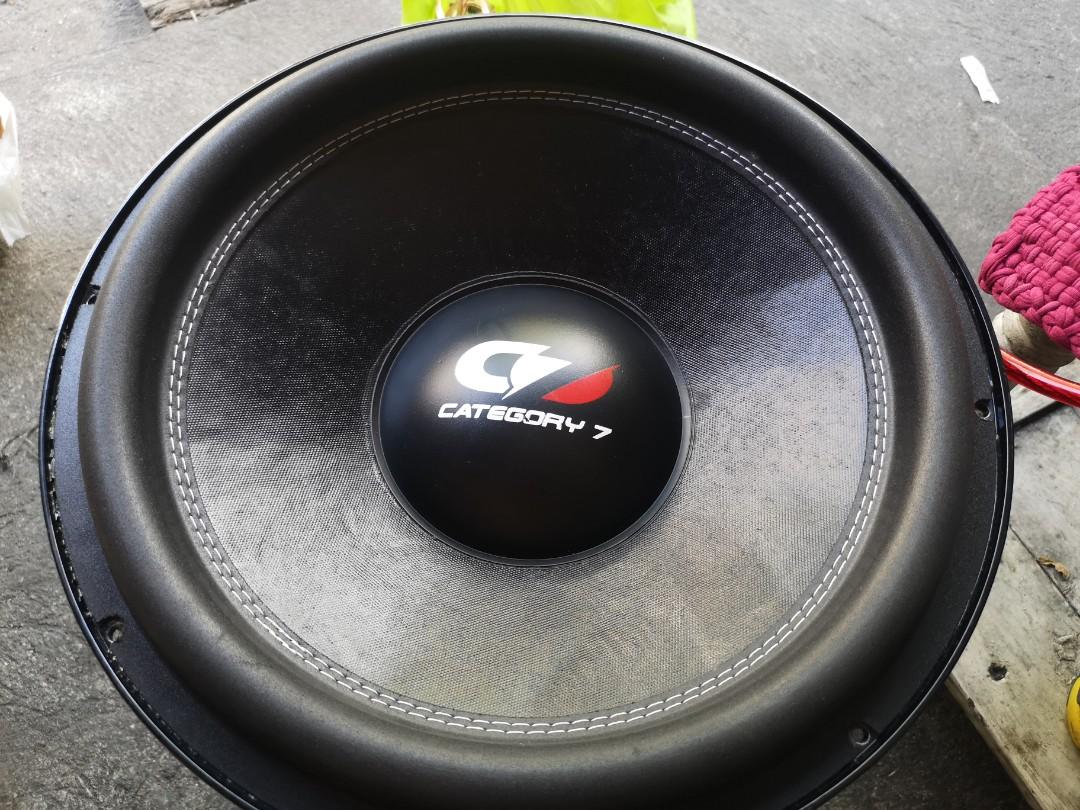 Category 7 best sale subwoofer price