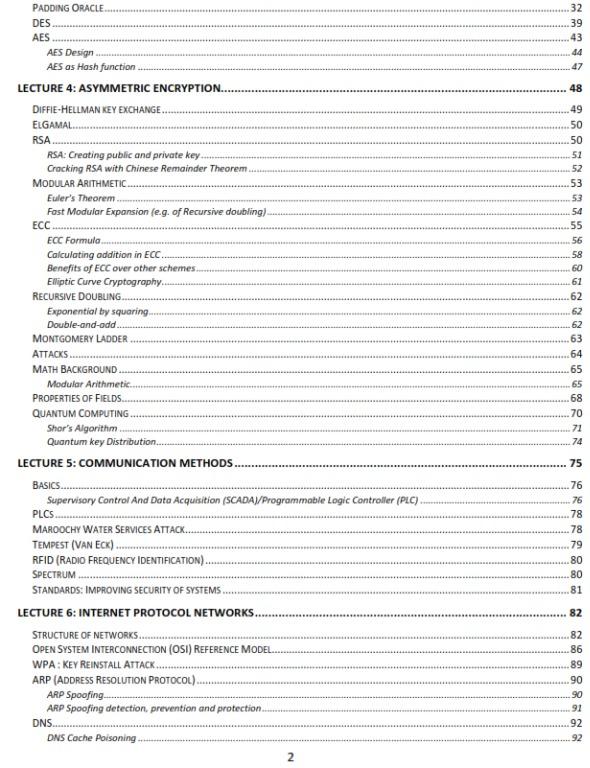 CS3235 Notes (Category: Assessment Books) located in Singapore. Submitted by hakihobbies (Listing ID 271362079, Image 2). Description: Self-collated Notes for CS3235 AY1920 Semester 1. Includes Cover Page with page listing for topics. Useful for Finals (Open Book) and includes some workings to find calculations such as modular arithmetic, index of coincidence and recursive doubling (Exponential by squaring, double-and-add) etc. Calculations are u