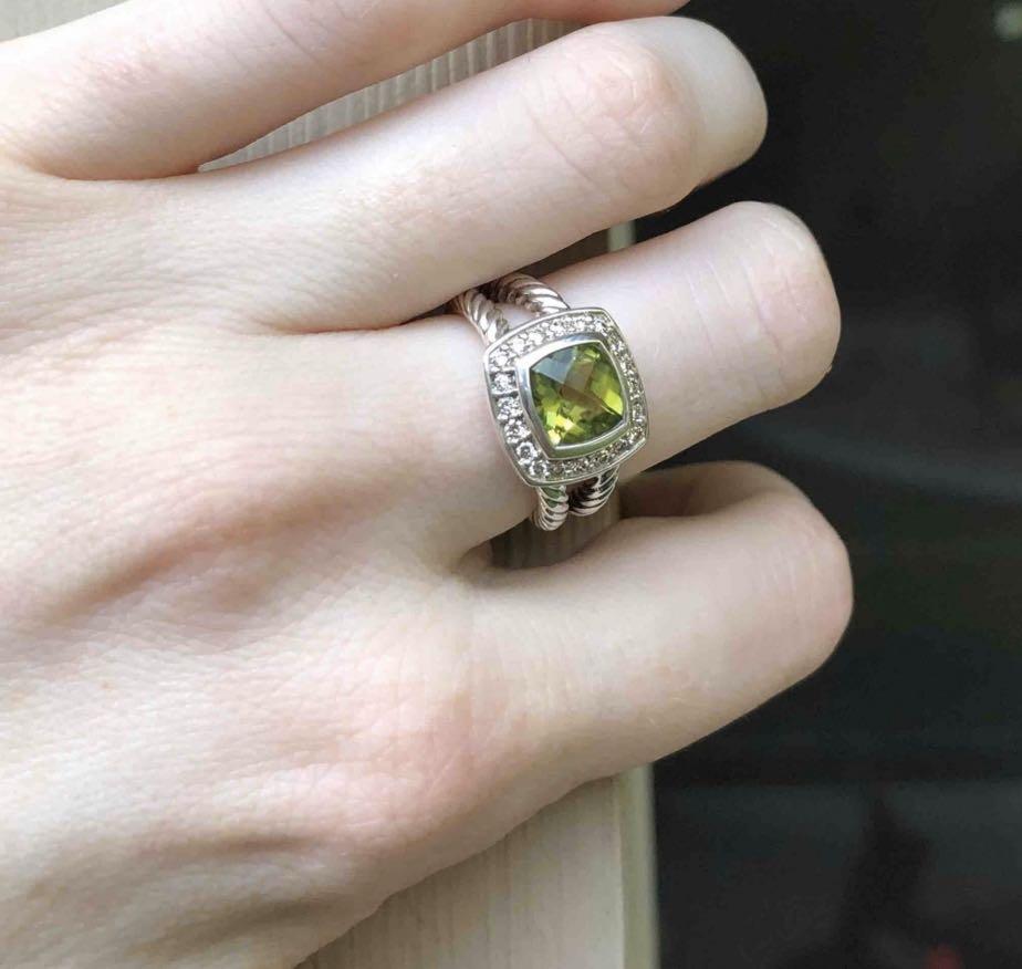 David yurman petite albion ring sale peridot