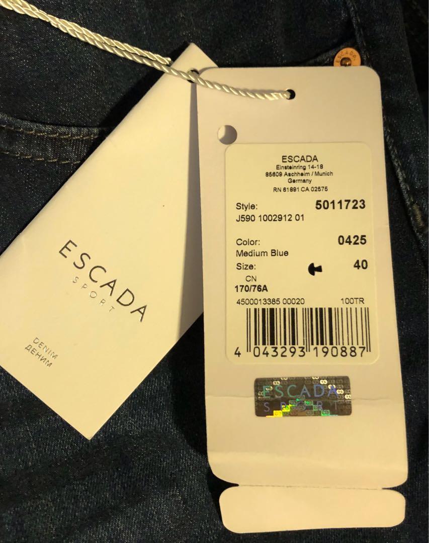 Escada Sport Women Jeans Women S Fashion Clothes Pants Jeans Shorts On Carousell