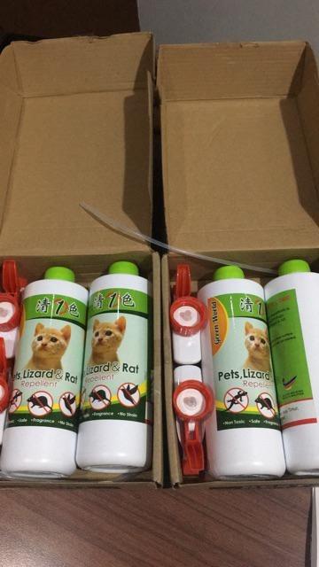 Free Shipping Green World Cat，Lizard，Rat＆Dog Repellent（500ml 