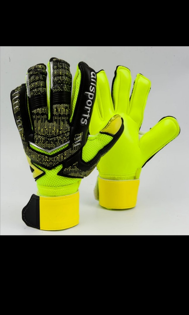 Goalkeeper Gloves with fingersave GK, Sports Equipment, Sports & Games ...