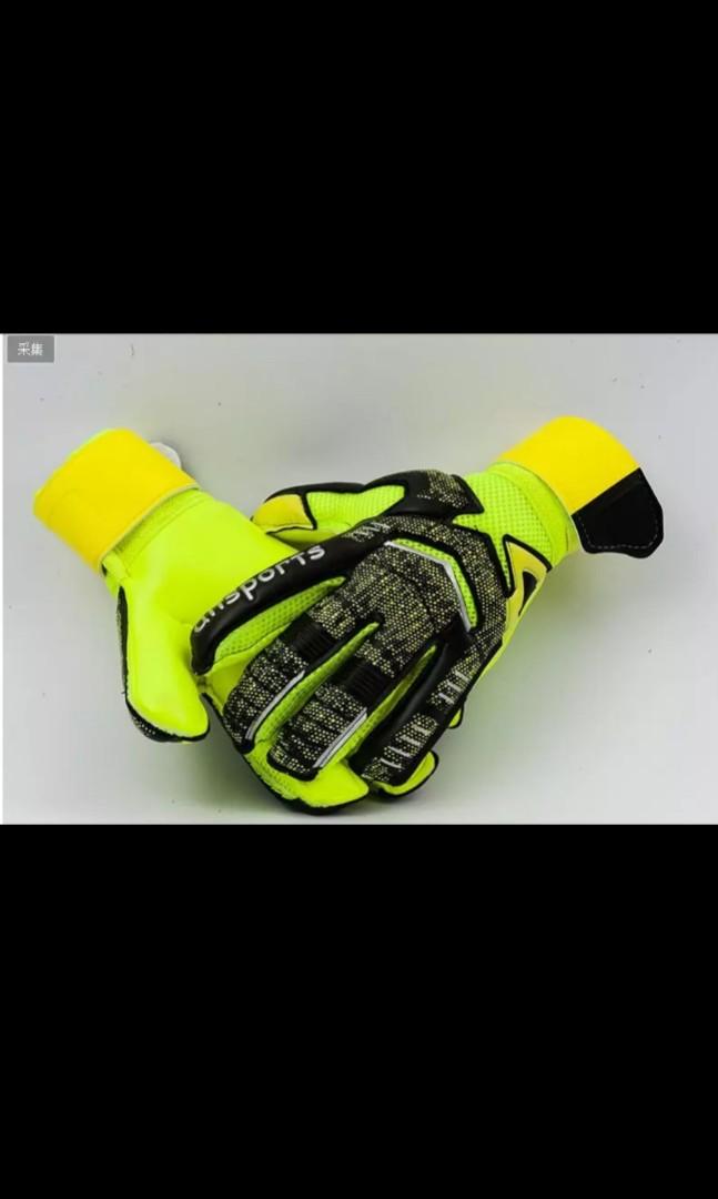 Goalkeeper Gloves with fingersave GK, Sports Equipment, Sports & Games ...