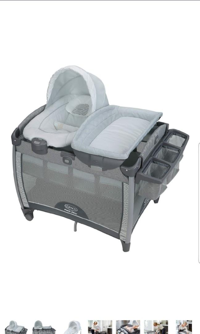 graco playpen bassinet changing table