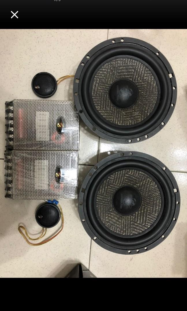 Ground Zero 2way component Speakers, Car Accessories, Accessories on Carousell