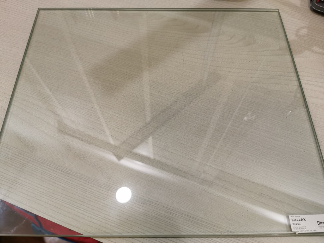 Ikea kallax glass shelf panel, Furniture & Home Living, Furniture