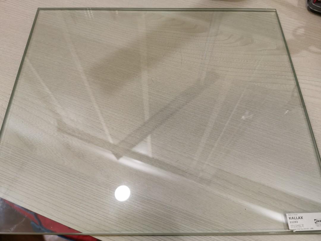 Ikea kallax glass shelf panel, Furniture & Home Living, Furniture