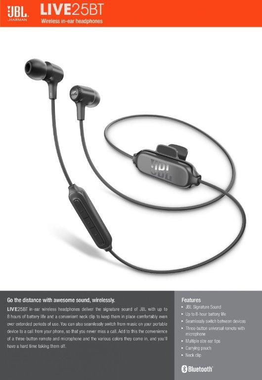 Jbl top bt 25