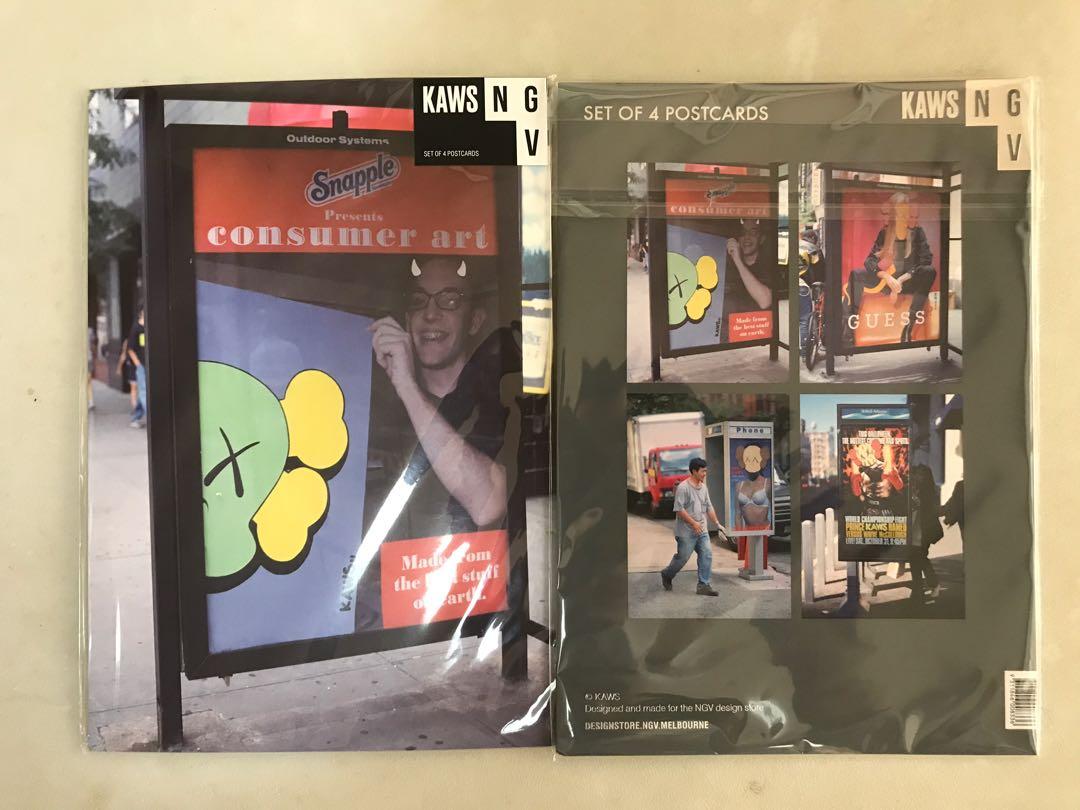 KAWS NGV 「Postcard Set of 4 David Sims」 KAWS NGV David Sims Postcard Set of 4 | eBay