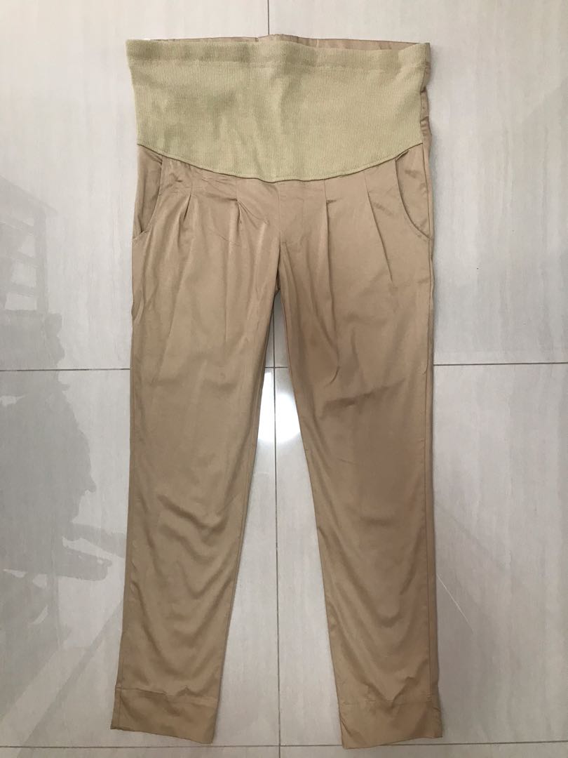 Khaki maternity pants Clearance