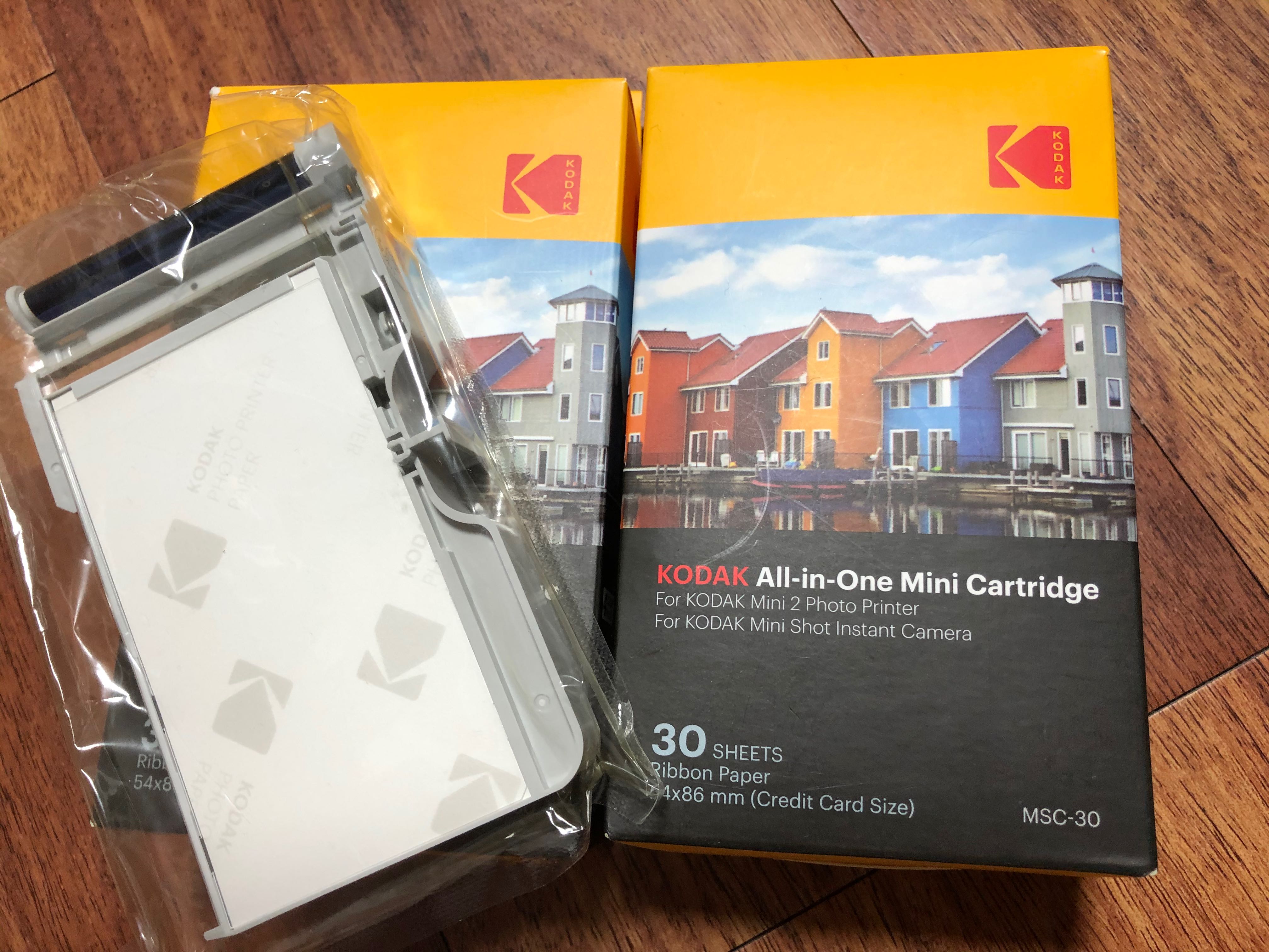 Kodak AllInOne Cartridge (for Kodak Photo Printer Mini 2)—30 Sheets, Photography, Camera