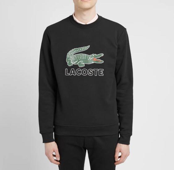 Lacoste Logo Sweatshirt, Men's Fashion 
