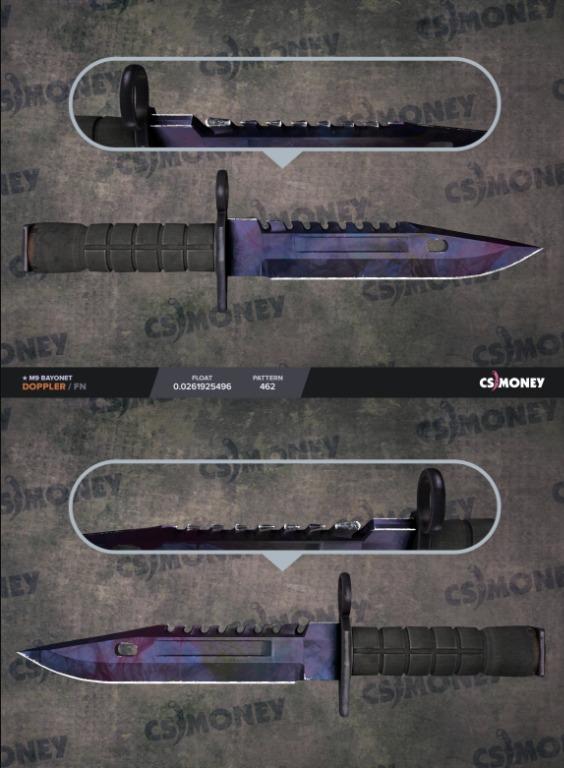M9 Bayonet Black Pearl Fn Toys Games Video Gaming In Game Products On Carousell